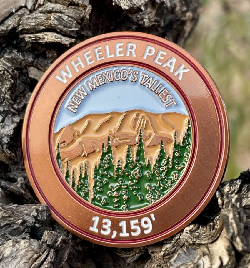 Wheeler Peak 1.75" Coin